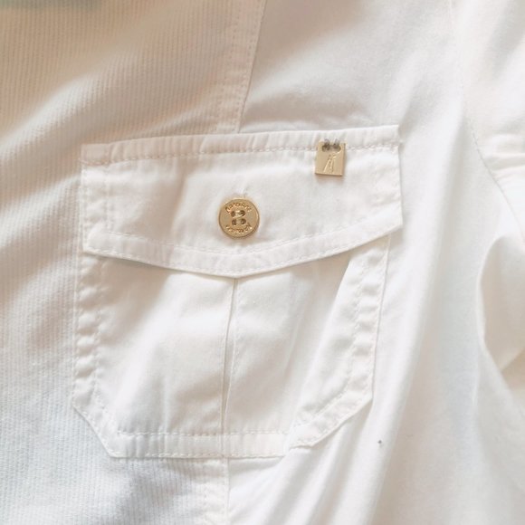 Short White Mini Dress - Picture 4 of 7